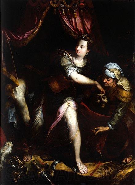 Lavinia Fontana Judith and Holofernes. Norge oil painting art